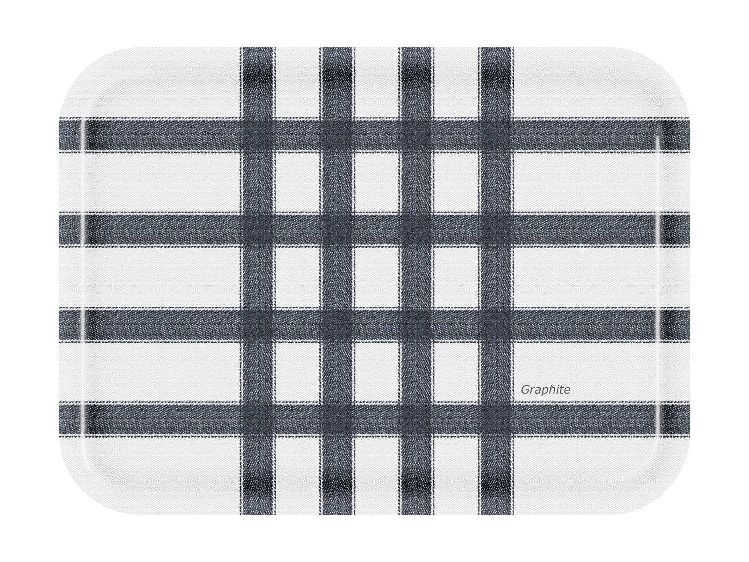 FROQE - TRAY_PLATE_WV - SKU_TRA261GRAP2720 - GRAPHITE - 27x20cm_10.63x7.87in - MEAL & TRADITION by Forbicon - Sweden