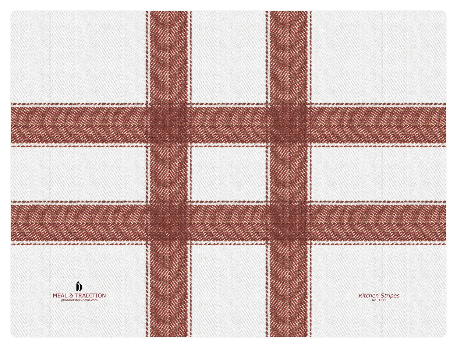 FROQE - BOARD_PLATE_WV - SKU_BRD1311KS4030RE - Kitchen_Stripes-Red - 40x30x0.6cm_15.75x11.81x2.36in - two-sided_design - MEAL & TRADITION by Forbicon - Sweden