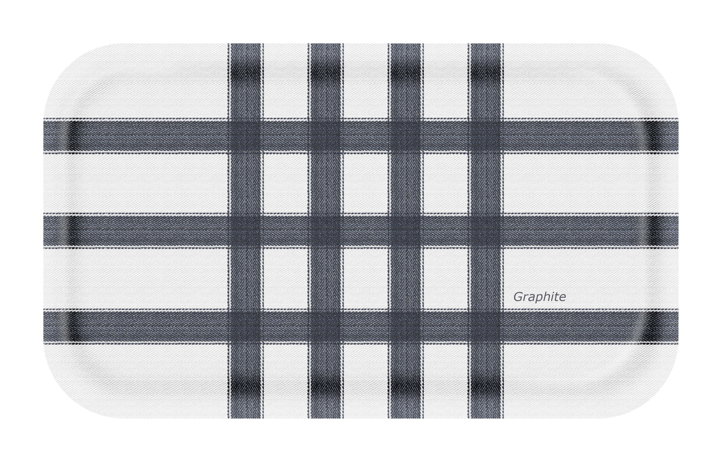 FROQE - TRAY_PLATE_WV - SKU_TRA260GRAP2213 - GRAPHITE - 22x13cm_8.66x5.12in - MEAL & TRADITION by Forbicon - Sweden